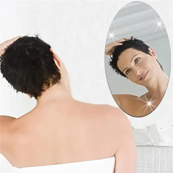 Mirror Flexible Oval Mirror Stickless - Image 8