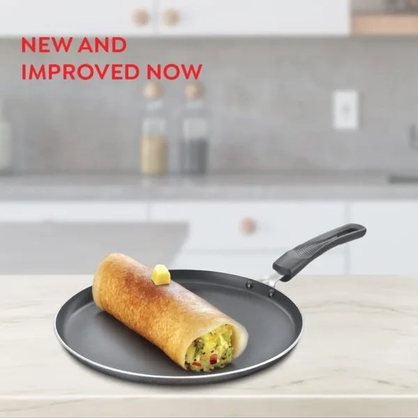Aluminium Omega Select Plus Non-Stick Omni Tawa, 25cm, Black - Image 2