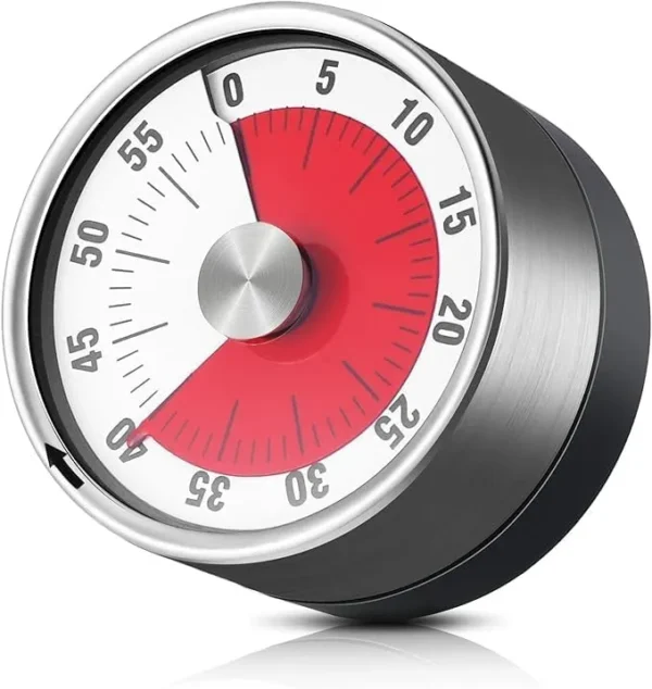 Mechanical Alarm (Timer Mechanical Kitchen Timers Magnetic Visual Timer for kids)
