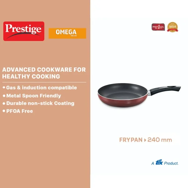 Sleeve Induction Base Non-Stick Aluminium Fry Pan, 26cm - Image 3