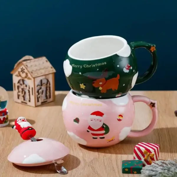 Merry Christmas Coffee Mug with Santa - Image 9