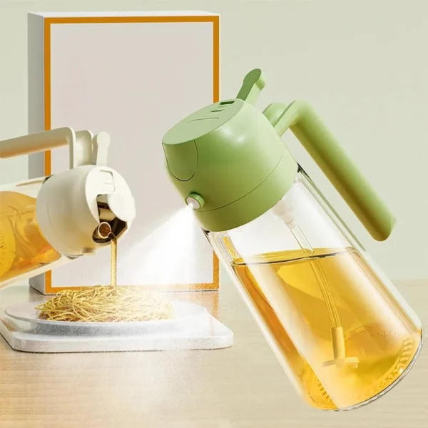 Oil Sprayers, 2 In 1 Olive Oil Dispenser & Oil Sprayer Oil Pots For Kitchen, Salad,Bbq,Roasting, Oil Vinegar Bottle - Image 9