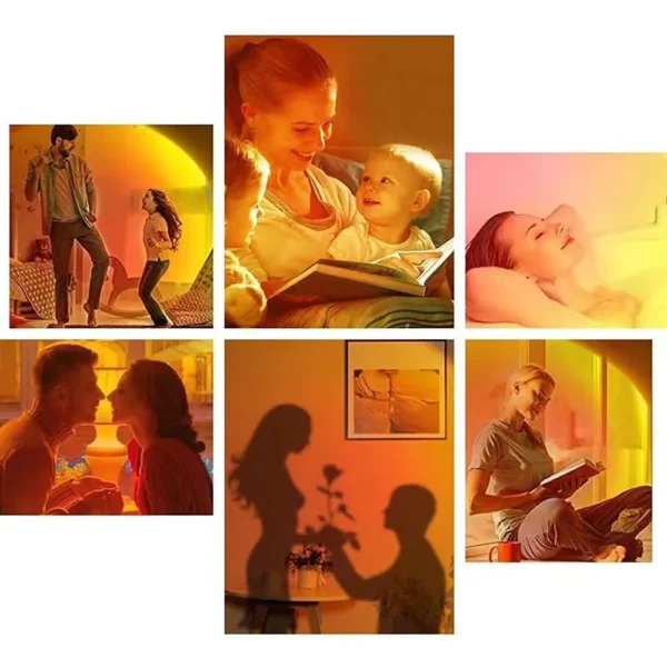 16 in 1 Sunset lamp With Remote - Image 5