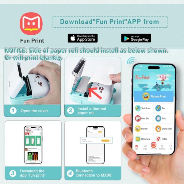 Mini Bluetooth Thermal Printer