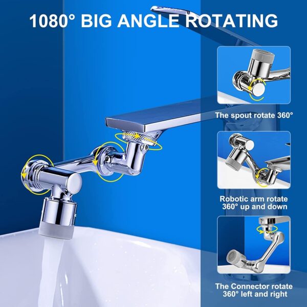 Multiple 1080 Degree Rotating Faucet - Image 8
