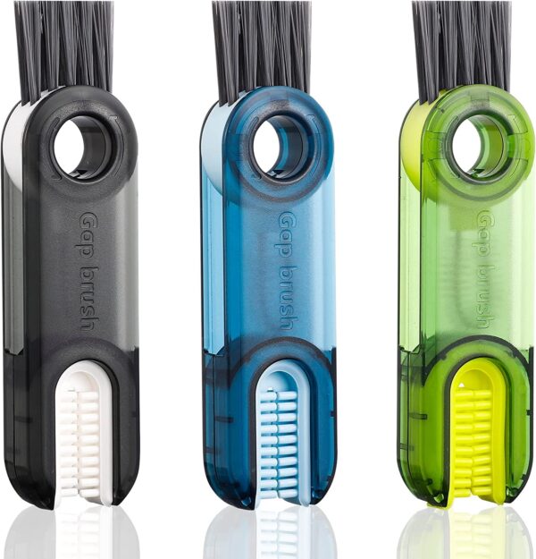2pcs Bottle Brush, 3 in 1 Multipurpose Bottle Gap Cleaner Brush, Multi-Functional Insulation Cup Crevice Cleaning Tools - Image 8