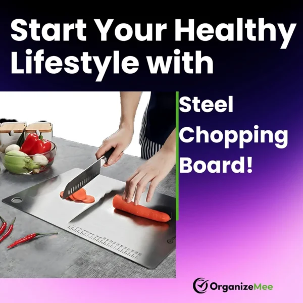 Chopping Board Stainless Steel Metal Cutting Kitchen - Image 5
