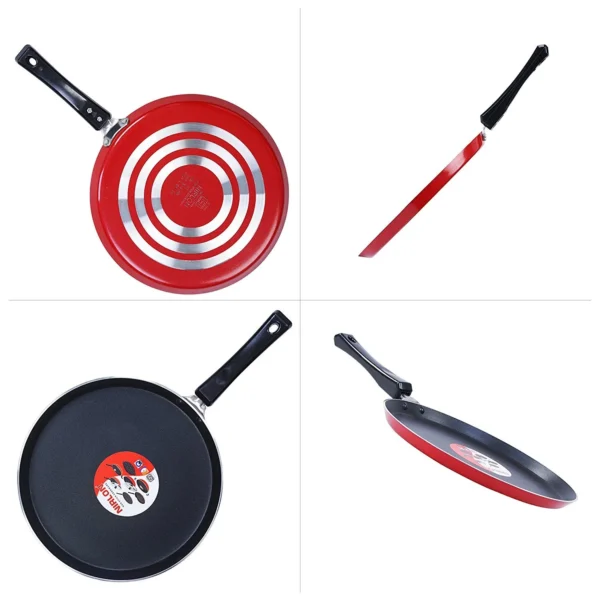 Special nonstick tawaa, Flat Base dosa Tawa, 28cm*1.8cm - Image 3