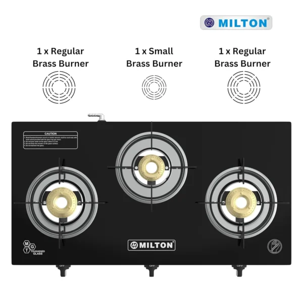 Grand 3B 3 Burners Auto Ignition Gas Stove - Image 2