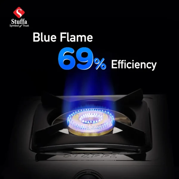 Gem Gas Stove Single Burner Chula LPG 1 Burner Stainless Steel Star - Image 4