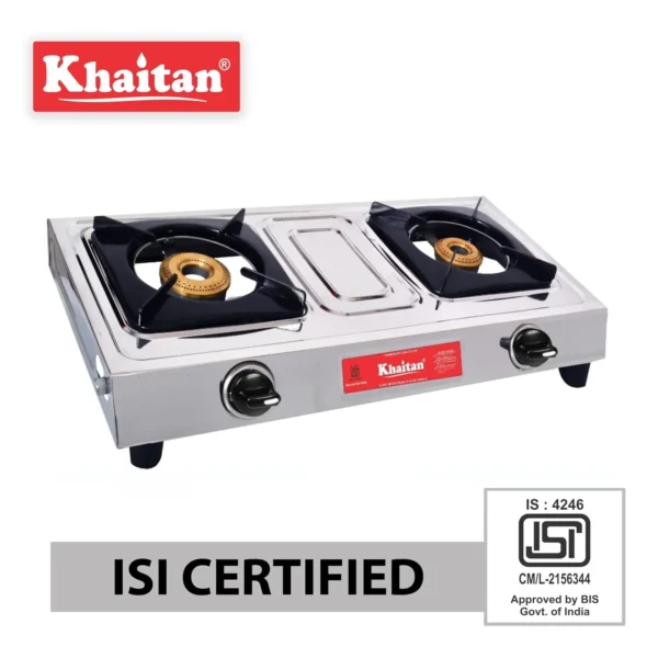 Standard 2 Burner Classic DLX LPG Cooktop Stainless Steel Body