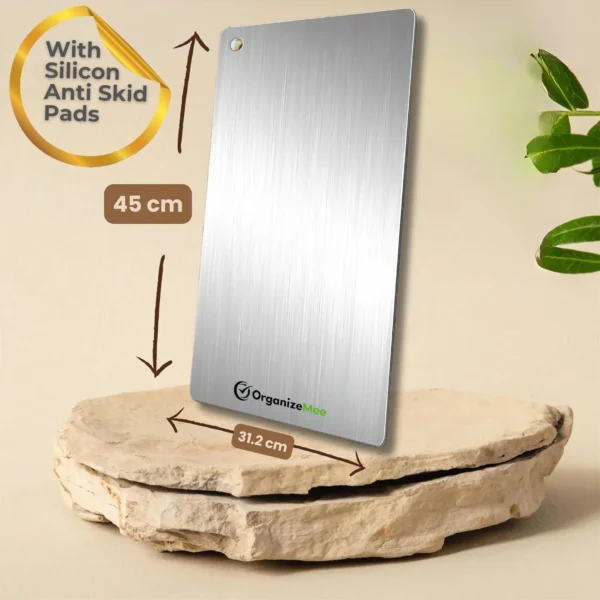 Chopping Board Stainless Steel Metal Cutting Kitchen - Image 6