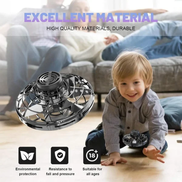 Flying Gyro Spinner, Flying Fidget Spinner Toy - Image 5