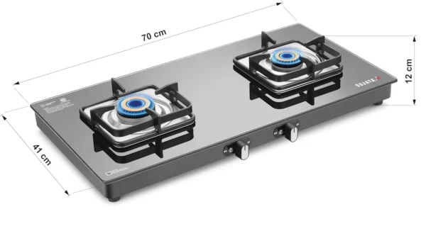 Shrest 2B Gas Stove 2 Burners
