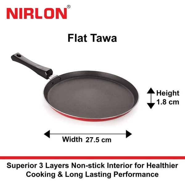 Special nonstick tawaa, Flat Base dosa Tawa, 28cm*1.8cm - Image 5