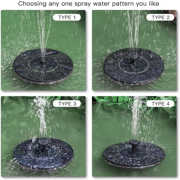 Plastic Fountain Solar Power Floating Water Pump - Image 6