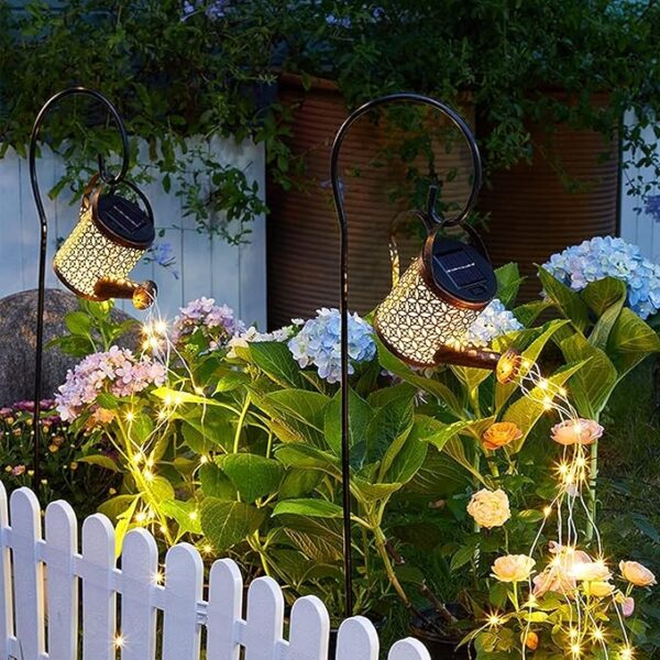 Solar Watering Can Lights for Garden - Image 5
