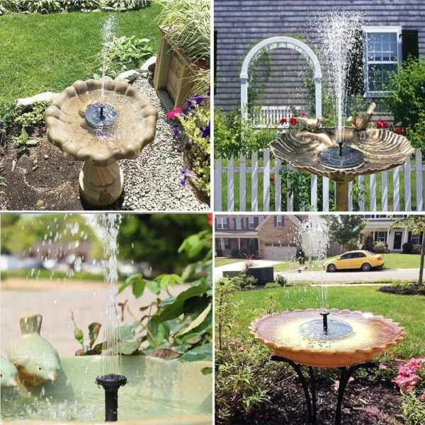 Plastic Fountain Solar Power Floating Water Pump - Image 2