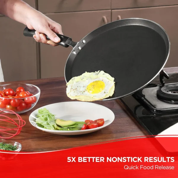 Aluminium Non Stick Dosa Omni Tawa - 28cm - Image 8