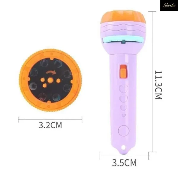 Mini Slide Projector Torch for Kids with Animal Patterns - Image 2