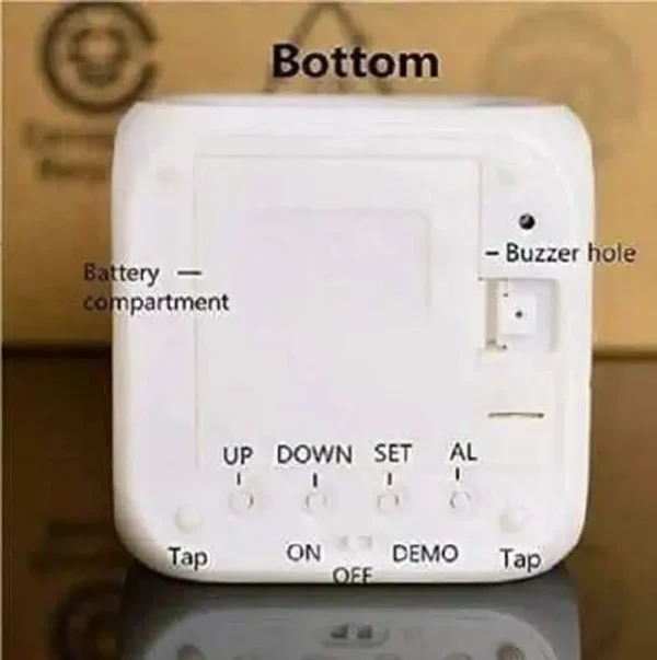 Color Changing Small Portable Alarm Clock - Image 7