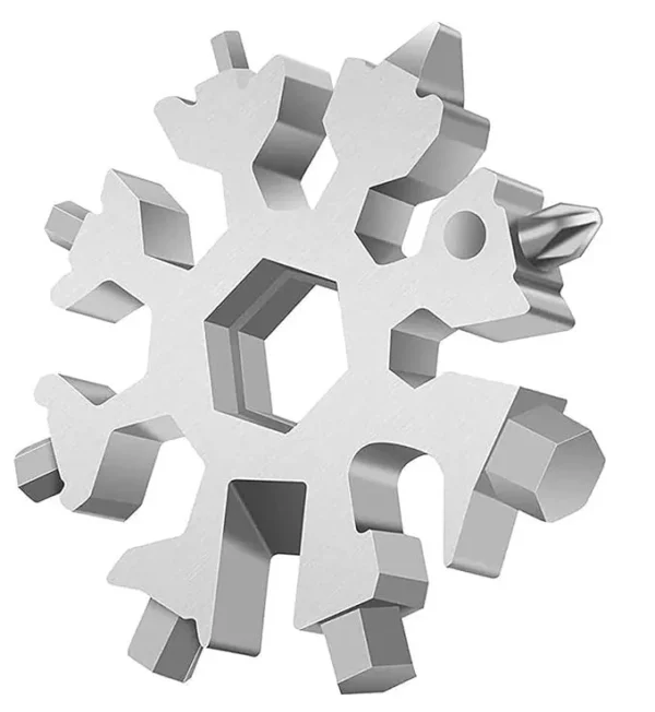 Multi-Tool Keychain 18-in-1 Steel Snowflake