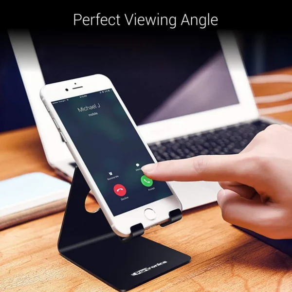 Desktop Stainless Steel Metal Mobile Cell Phone Stand - Image 6