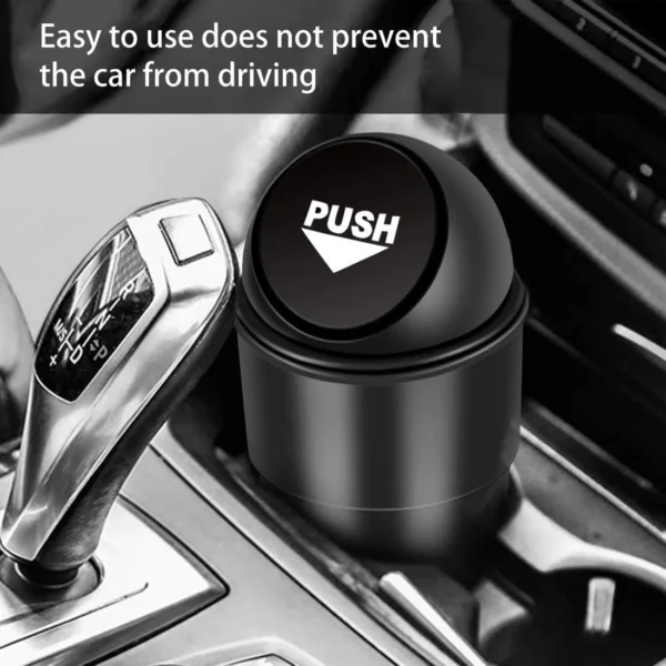 Mini Car Trash Bin Can Holder Dustbin - Image 6