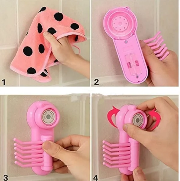 Powerful Vacuum 6 in 1 Holder Utility Hooks Home Kitchen Bathroom - Image 2