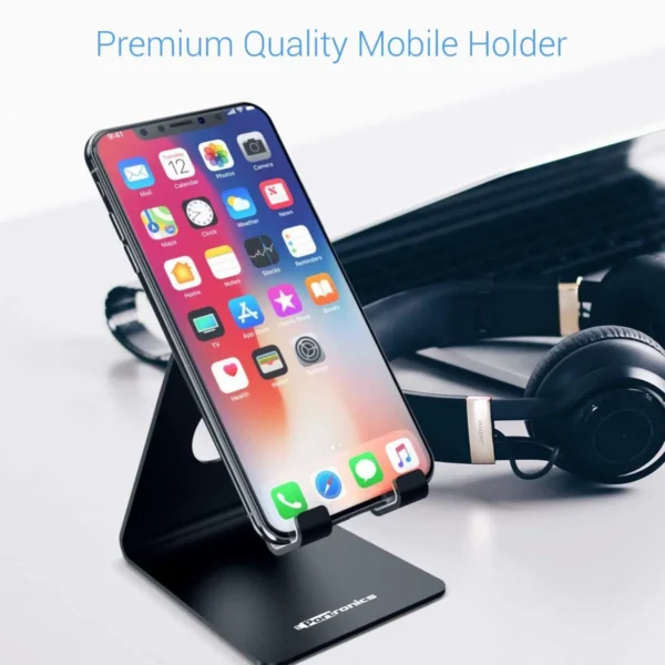 Desktop Stainless Steel Metal Mobile Cell Phone Stand - Image 7