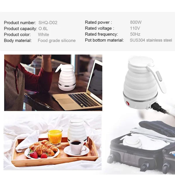 Travel Foldable Electric Kettle - Image 3