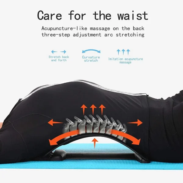 Product Back Stretcher Multi-Level Lumbar Region Back Support for Lower - Image 3