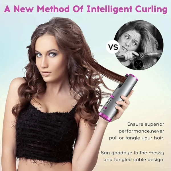 Cordless-Automatic-Hair-Curler-Portable-Curling - Image 9