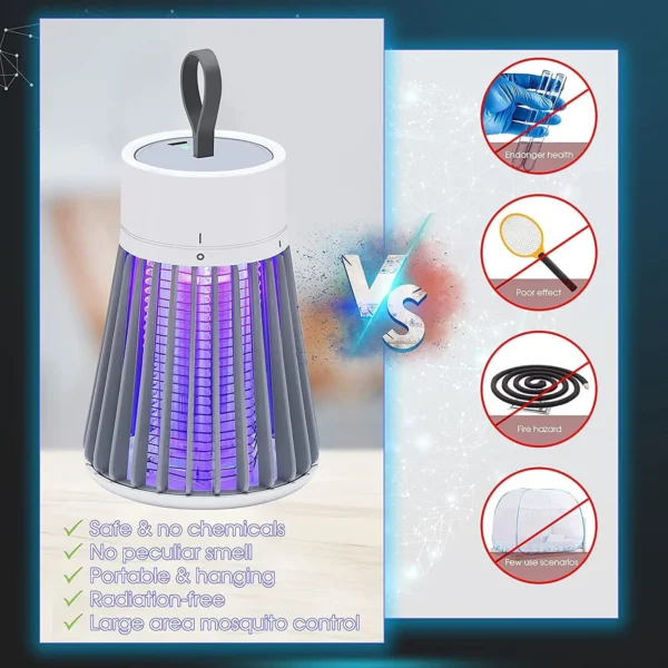 Eco Friendly Electronic LED Mosquito Killer Machine Trap Lamp - Image 4