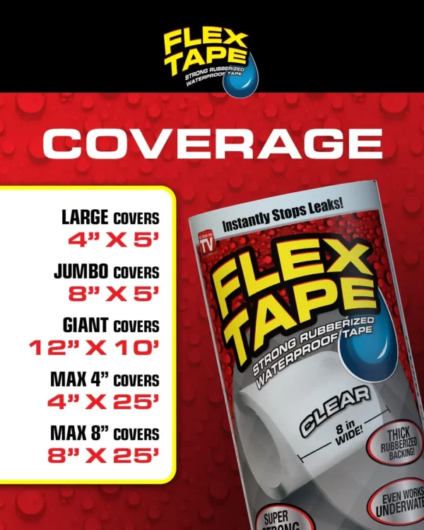 Strong Leakage Repair Waterproof Flex Tape - Image 5