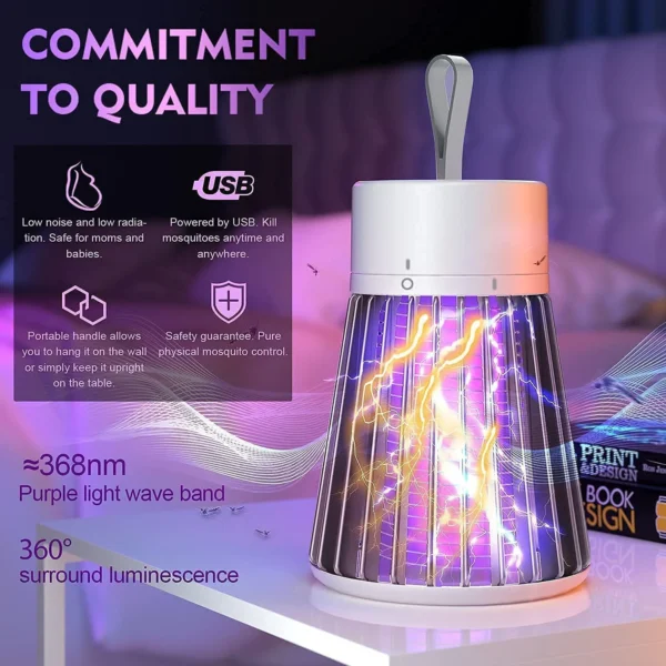 Eco Friendly Electronic LED Mosquito Killer Machine Trap Lamp - Image 5