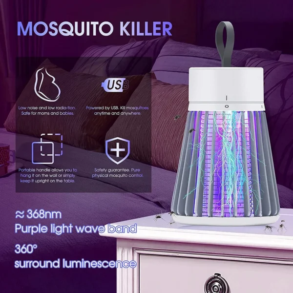 Eco Friendly Electronic LED Mosquito Killer Machine Trap Lamp - Image 8