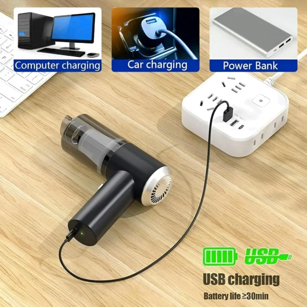 2 in 1 Vaccum Cleaner 2 in 1 Car Vacuum Cleaner - Image 2