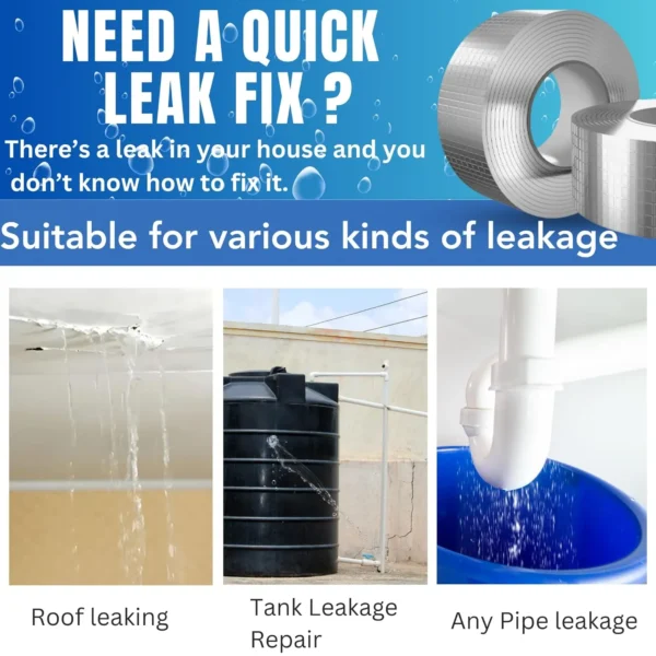 Waterproof Tape Heavy Duty Water Leakage Tape For Roof Leakage Water Tank - Image 8