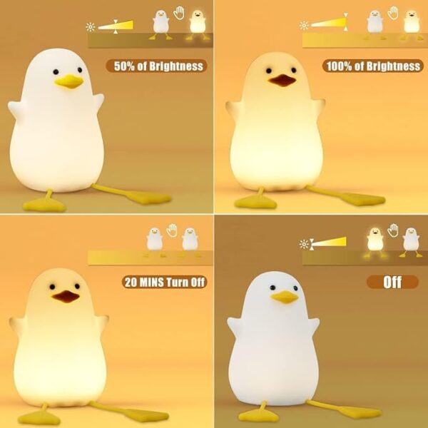 Duck Soft Touch LED Night Light - Image 2