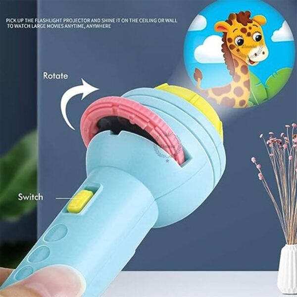6 Slides High Quality Flash Light Projector Toy Best Education For Kids - Image 5