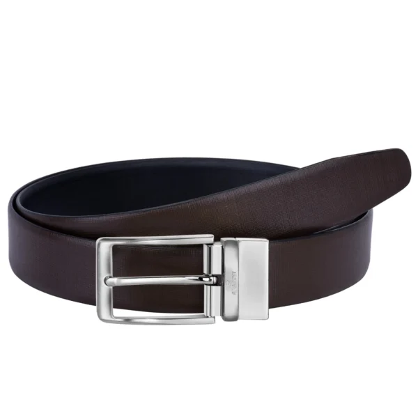 Elliot MA Reversible Leather Belt For Men’S Of Brown Color